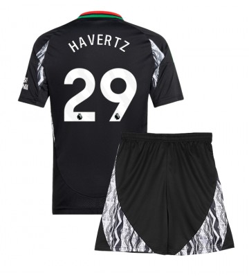 Arsenal Kai Havertz #29 Segunda Equipación Niños 2024-25 Manga Corta (+ Pantalones cortos)